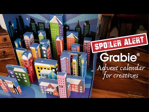 Unboxing Grabie's 2025 Art Supply Advent Calendar | SPOILERS AHEAD