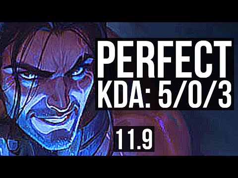 SYLAS vs GALIO (MID) | 5/0/3, 69% winrate | KR Master | v11.9