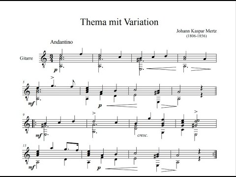 J.K Mertz - 4 Easy Pieces (w/score)