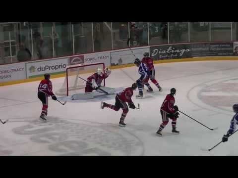 Arrêt Spectaculaire Karel St-Laurent - Éperviers de Sorel-Tracy vs Blizzard de Trois-Rivières