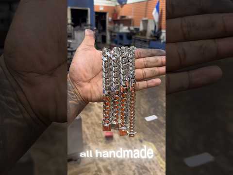 BEAUTIFUL .950 silver bracelets, only the best quality. #gusvillajewelry #cubanbracelet #950silver