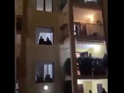 The video, which spread in Italy, singing a song katy perry Roar in health custody