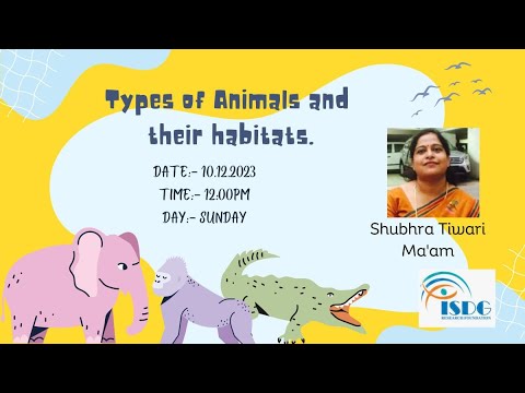 Animals and their Habitat. #animals #habitat #ISDG​​​​ #Gyanshala​​​​ #Shubhra