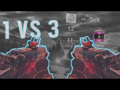 The Champion 1v3 OT 4-4 Match Point Clutch Ranked Highlights - Rainbow Six Siege
