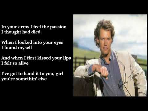 Randy Travis - On The Other Hand LYRICS