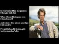 Randy Travis - On The Other Hand LYRICS