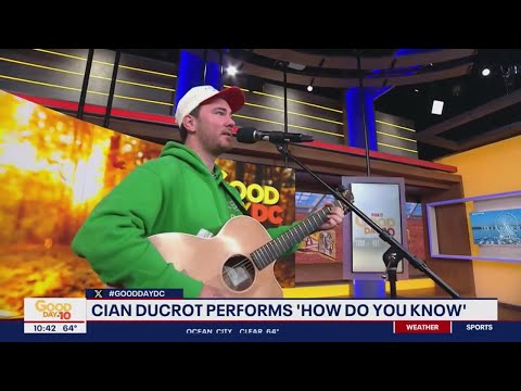 Singer/songwriter Cian Ducrot performs on FOX 5