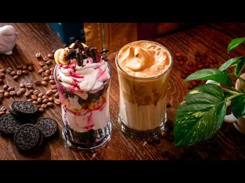 Easy Dalgona Coffee with Parfait | Viral Whipped Coffee | Frothy and Creamy