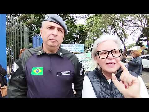Manifestação dos Comerciantes da Av Mandacaru em Maringá sobre o centro POP