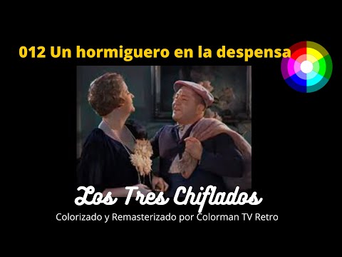 012 Los Tres Chiflados, Un hormiguero en la despensa - A Color 1936 (Audio Latino) REMASTERIZADO