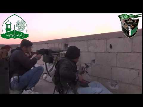 اشتباكات يخوضها لواء بيارق الإسلام وفرقة فجر التوحيد مع قوات النظام على جبهة عين البيضة في ريف دمشق