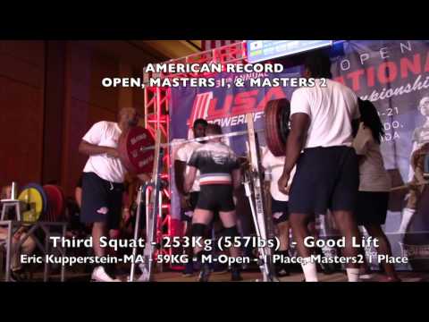 Eric Kupperstein at the 2017 USA Powerlifting Open Nationals