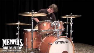 Video thumbnail for Yamaha Maple Custom Drum Set - Vintage Natural by Memphis Drum Shop