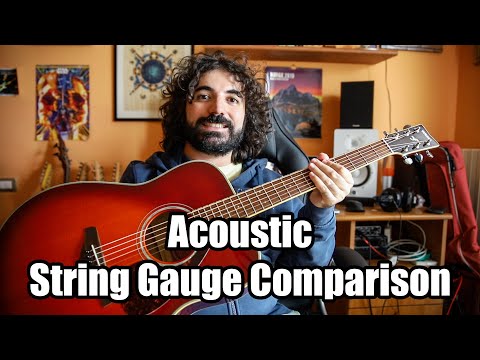 10 Gauge Strings VS 12 Gauge Strings (Acoustic Guitar)