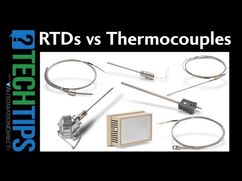 RTD vs Thermocouple: Temperature Sensors from AutomationDirect
