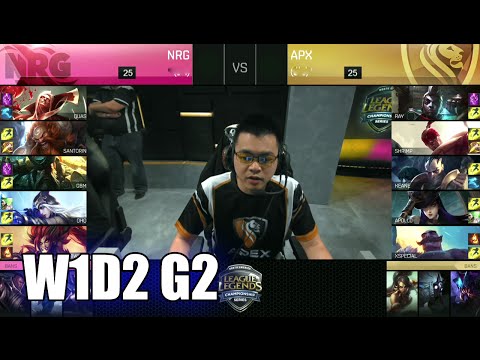 Apex Gaming vs NRG eSports | Game 2 S6 NA LCS Summer 2016 Week 1 Day 2 | APX vs NRG G2 W1D2 1080p