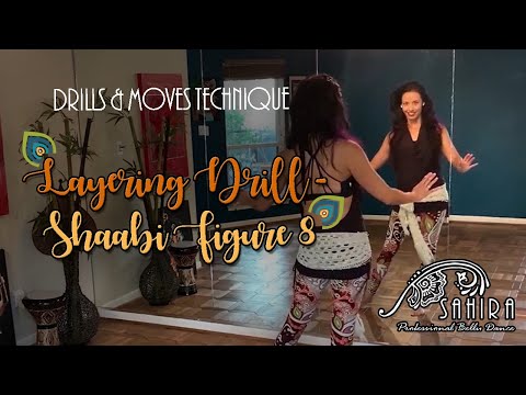 Belly Dance Layering Tutorial -  Shaabi Figure 8