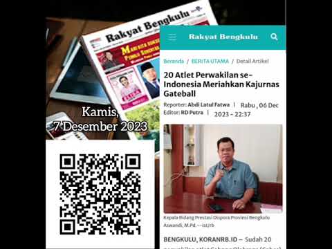 Top News Koran RB, Kamis, 7  Desember 2023