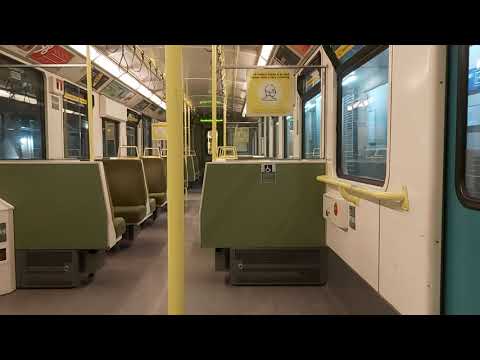 Onboard DART class 8100/8300 EMU between Bray and glenageary