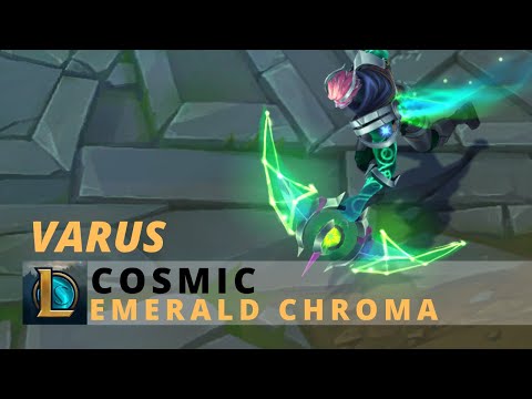 Cosmic Varus Emerald Chroma - League Of Legends