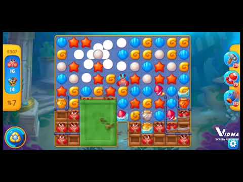 Fishdom. 9307 level no boosters and diamonds. 19 moves
