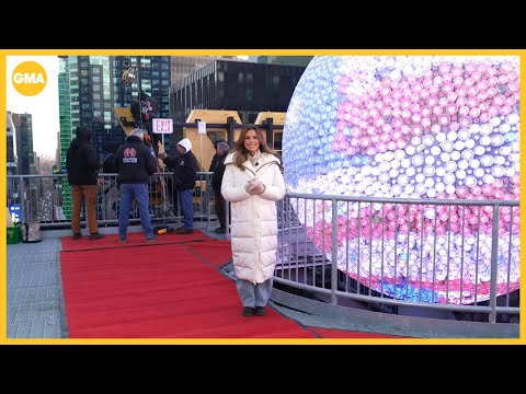 Exclusive look at New Year’s celebrations in Times Square