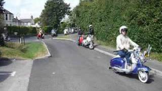 preview picture of video 'scooter clubs rideout to wool in dorset.'