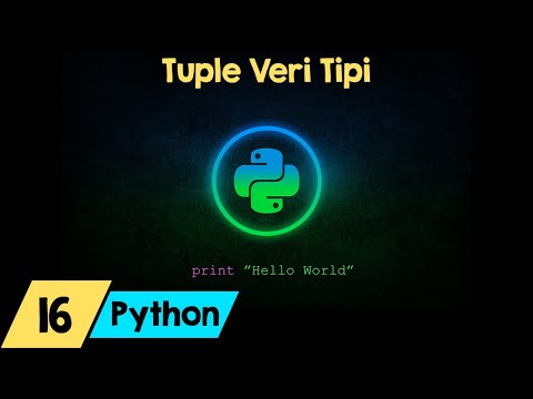 Python Dersleri 16 - Tuple Veri Tipi