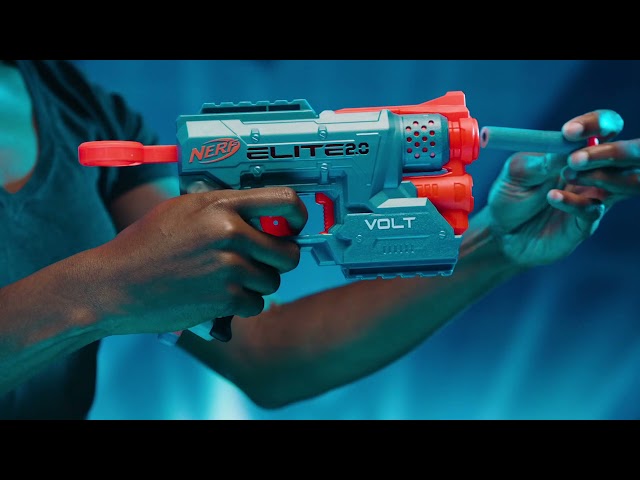 Vídeo relacionado con Nerf Elite SD-1 Blaster de 2,0 voltios con 6 Dardos y rieles de Paso, Juguete para Interior y Exterior, Alcance de hasta 27 Metros, Ampliable con Accesorios, para niños a Partir de 8 años