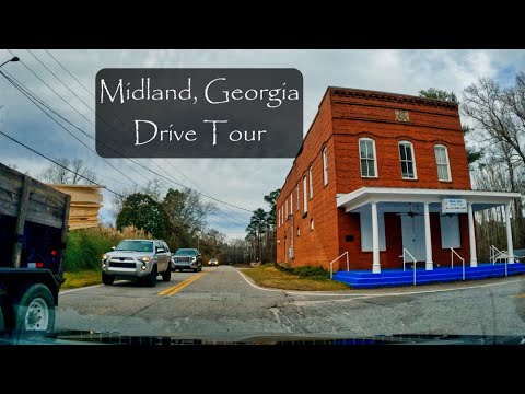 Quick Drive Through Midland, Georgia (Near Columbus, GA)