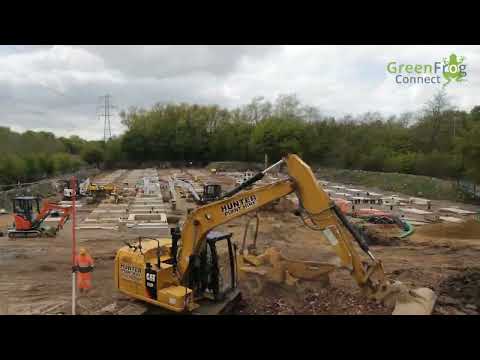Time-lapse build of 70MW/h battery energy storage system project