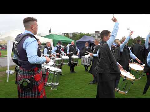 Worlds 2018 - Friday - Field Marshal Montgomery Pipe Band Drum Corps - Medley