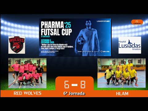 RED WOLVES vs HLAM  6-8 XXXIX Edição Liga Pharma Futsal Linksport 6ªJorn