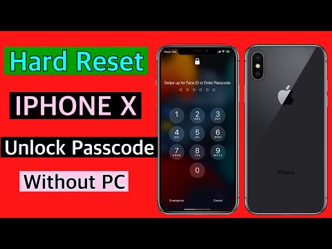 IPHONE X Unlock Passcode without Pc | Hard Reset Iphone X 2022 | iphone x Unlock screen lock |