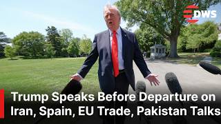 NEW: Trump Pressed on Iran Proposal, Congressional Approval, Spain Criticism & EU Trade Policy |AC1E