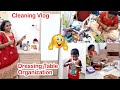 Fullday Cleaning Vlog Dressing Table Organization Karthikha Channel Vlog