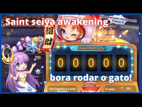 Saint seiya awakening: rodando o gato da fortuna, será que dessa vez deu bom?
