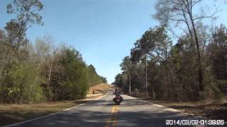 preview picture of video 'Riding the outlying areas of North Florida in the panhandle with the Sand Dollar MC'
