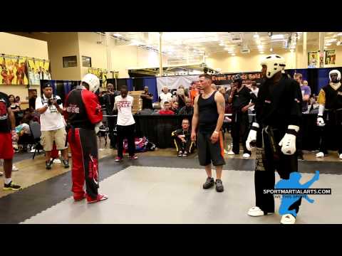 Kodaq Wray vs Kameren Dawson - Mens Sparring - Kumite Classic 2014