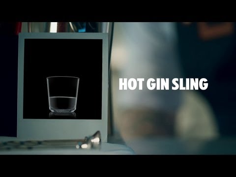 HOT GIN SLING DRINK RECIPE - HOW TO MIX