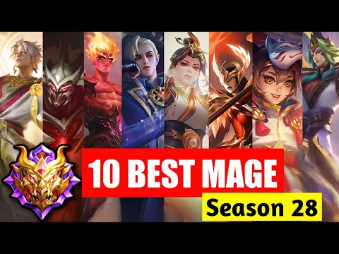 Top 10 Best Mages For Solo Rank Season28 Mobile Legends | Best Heroes in Mobile Legends 2023