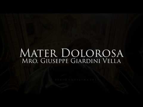 Mater Dolorosa . Mro. Giuseppe Giardini Vella