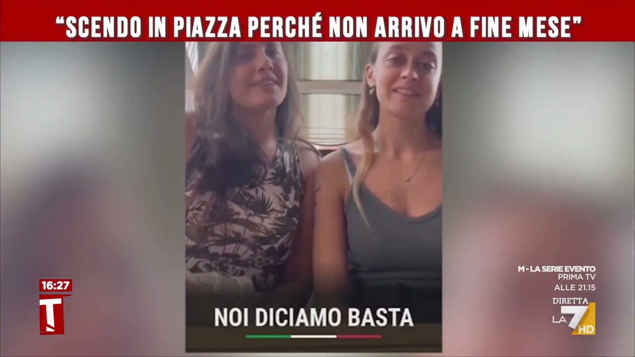 "Scendo in piazza perché non arrivo a fine mese"