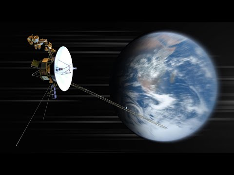 What does Voyager 1 speed look like on earth?