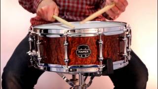 Video thumbnail for Mapex Armory Dillinger Snare by S-Drums