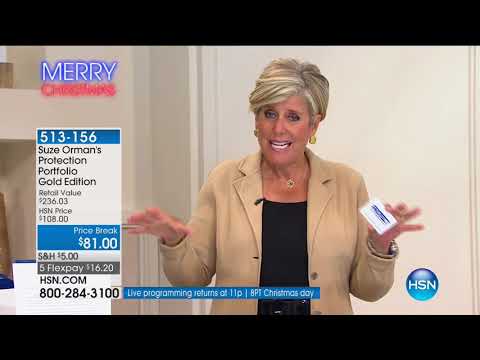HSN | Suze Orman Financial Solutions for You 12.25.2017 - 09 AM