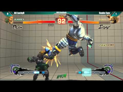 NEC15 - USF4 - Top 32 - AG LuckyD vs Snake Eyez