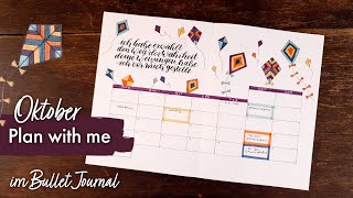 OKTOBER 🪁 Bullet Journal Setup 2022 | deutsch