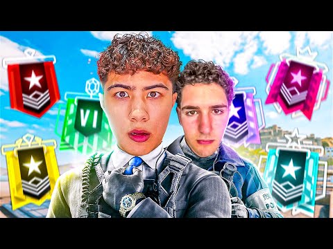 Spoit & Ricci 2v5 vs EVERY Rank In Rainbow Six Siege