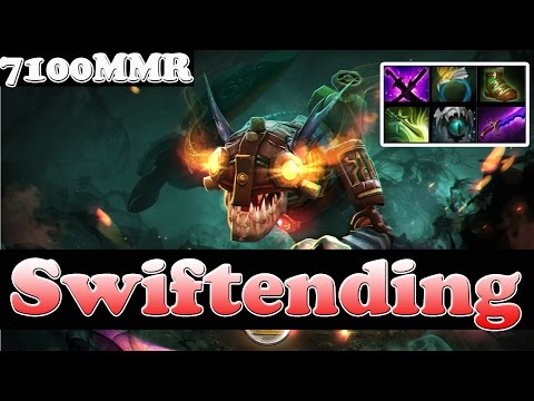 Dota 2 -  Swiftending 7100 MMR Plays Slark Vol 6 - Ranked Match Gameplay!